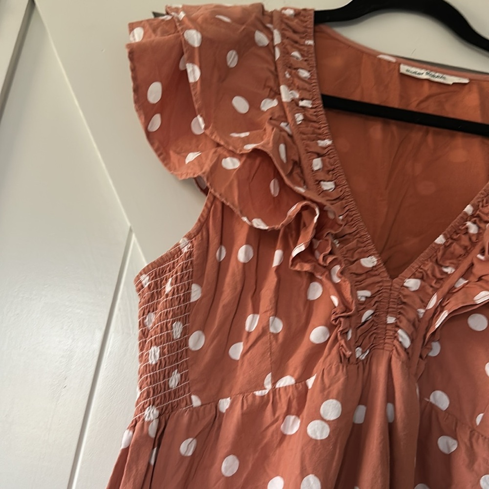 Roller Rabbit  V-Neck, Ruffle Midi dress - Picture 10 of 15